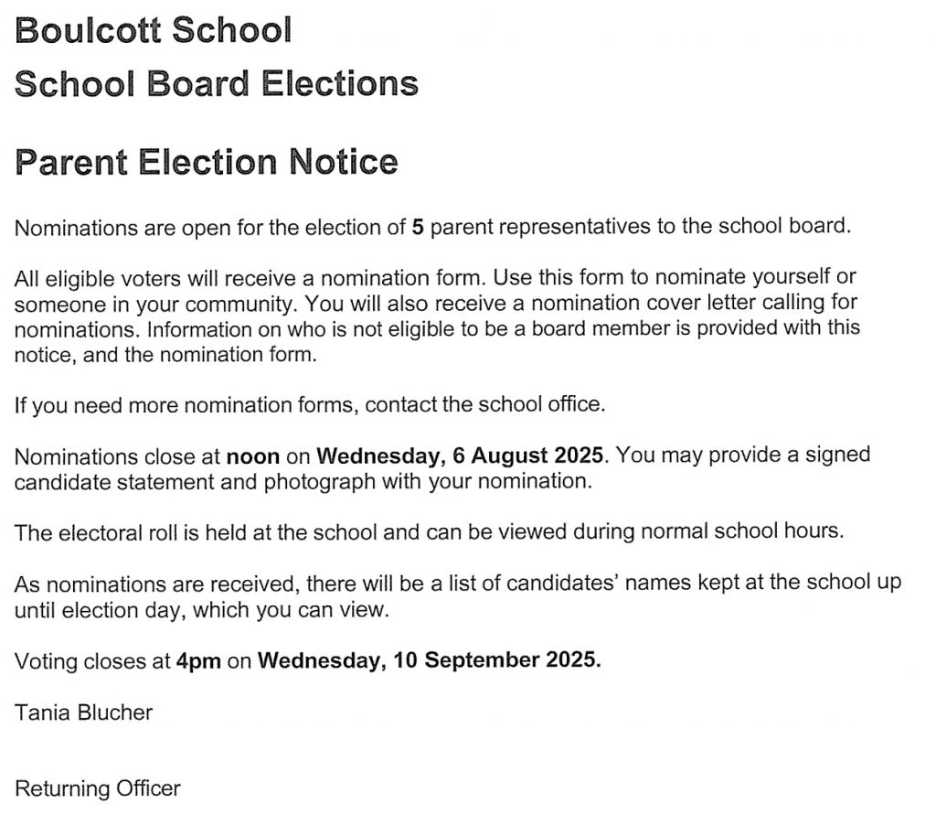 Board Elections